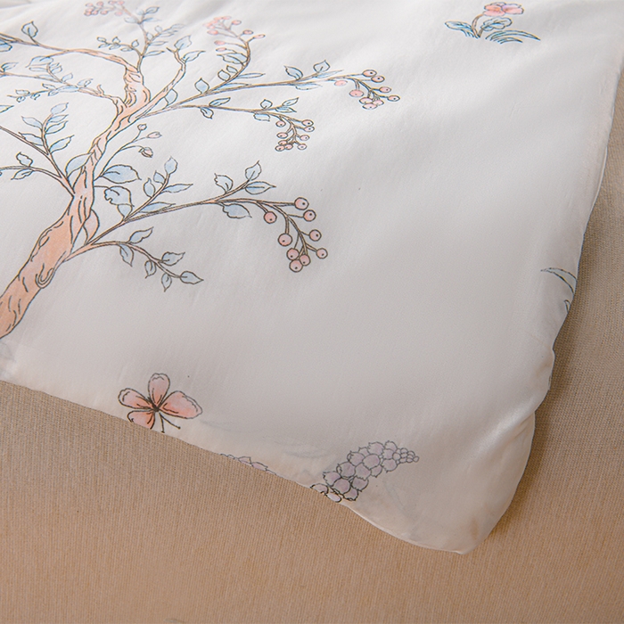 91家纺网 家纺一手货源 找家纺 预言家纺 2025新款A类凉感丝印花夏被夏凉被空调被 刻苦鸭