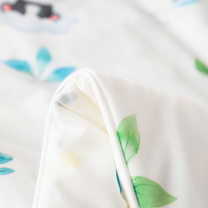 91家纺网 家纺一手货源 找家纺 预言家纺 2025新款A类凉感丝印花夏被夏凉被空调被 熊猫