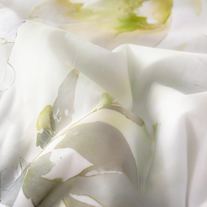 91家纺网 家纺一手货源 找家纺 预言家纺 2025新款A类凉感丝印花夏被夏凉被空调被 一叶风情