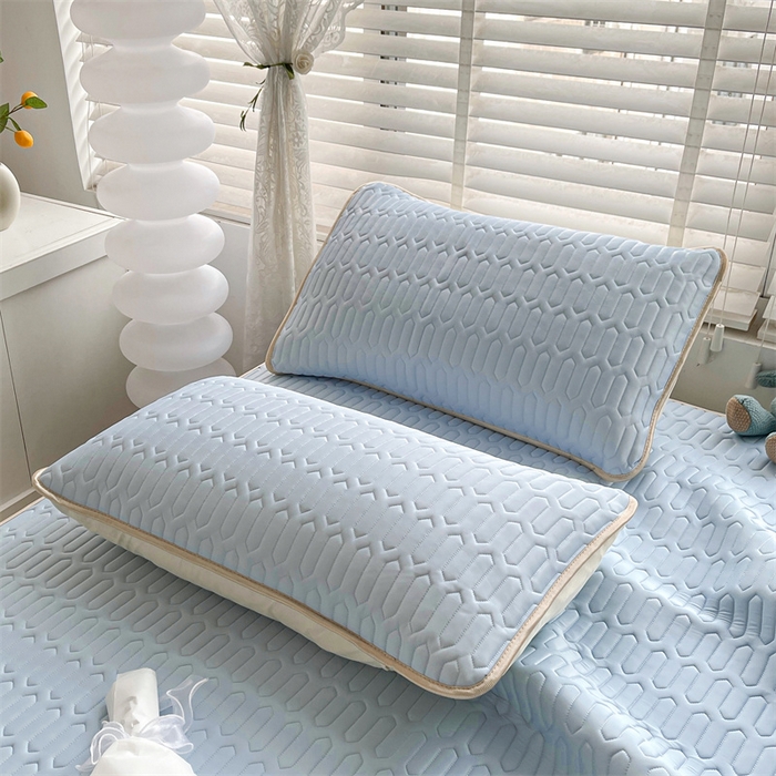 91家纺网 家纺一手货源 找家纺 （总）耐思家纺 2025新款纯色0.5乳胶床裙三件套