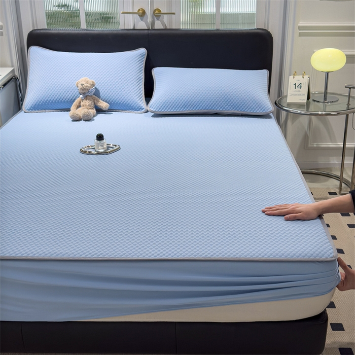 91家纺网 家纺一手货源 找家纺 （总）耐思家纺 2025新款凉感凉豆豆床笠款床席款凉席系列