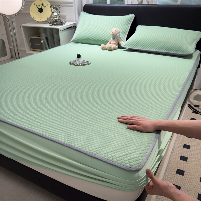 91家纺网 家纺一手货源 找家纺 （总）耐思家纺 2025新款凉感凉豆豆床笠款床席款凉席系列