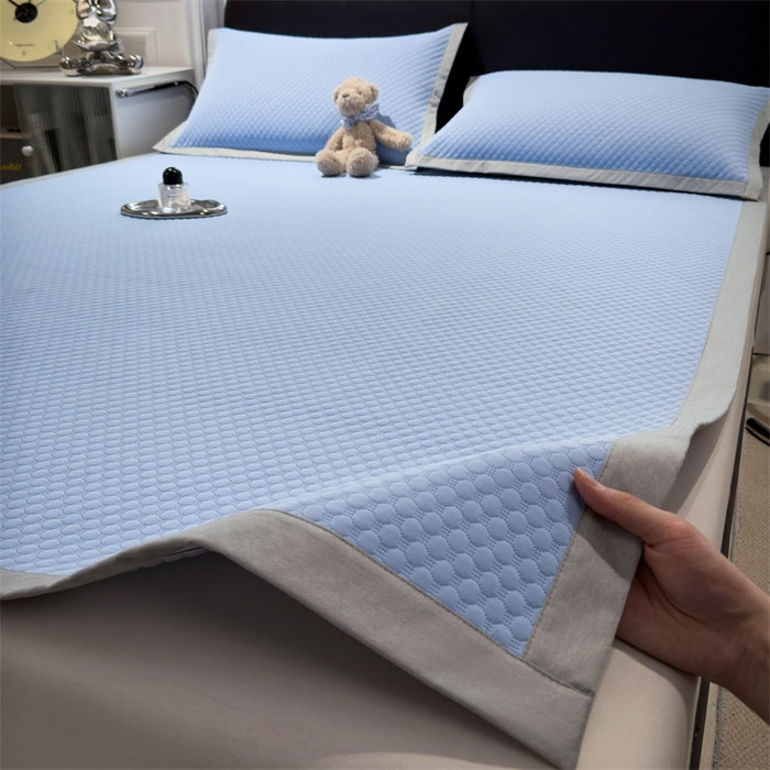 91家纺网 家纺一手货源 找家纺 （总）耐思家纺 2025新款凉感凉豆豆床笠款床席款凉席系列