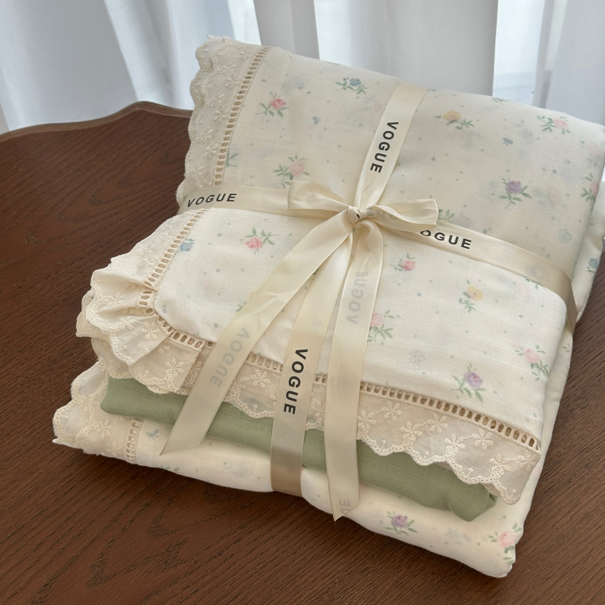 91家纺网 家纺一手货源 找家纺 （总）黛馨 2025新款全棉纯棉镂空蕾丝边四件套