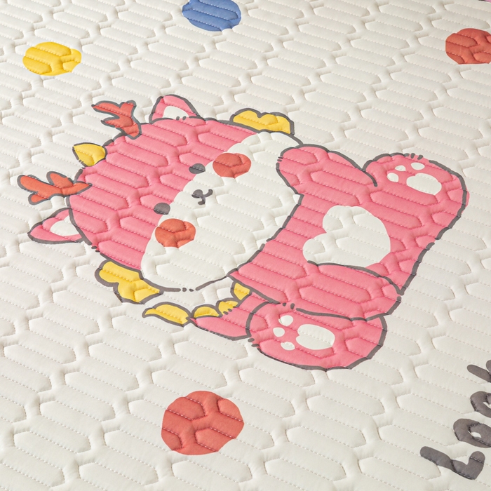 91家纺网 家纺一手货源 找家纺 （总）耐思家纺 2025新款A类0.5乳胶母婴级凉感丝印花乳胶凉席-学生款凉席