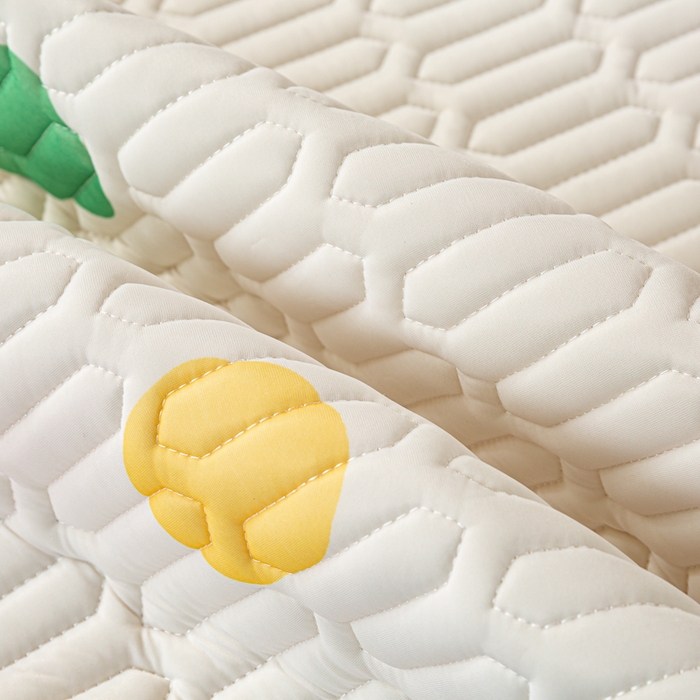 91家纺网 家纺一手货源 找家纺 （总）耐思家纺 2025新款A类0.5乳胶母婴级凉感丝印花乳胶凉席-学生款凉席