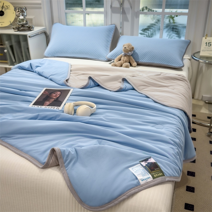 91家纺网 家纺一手货源 找家纺 （总）耐思家纺 2025新款凉感丝夏被系列