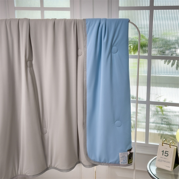 91家纺网 家纺一手货源 找家纺 （总）耐思家纺 2025新款凉感丝夏被系列