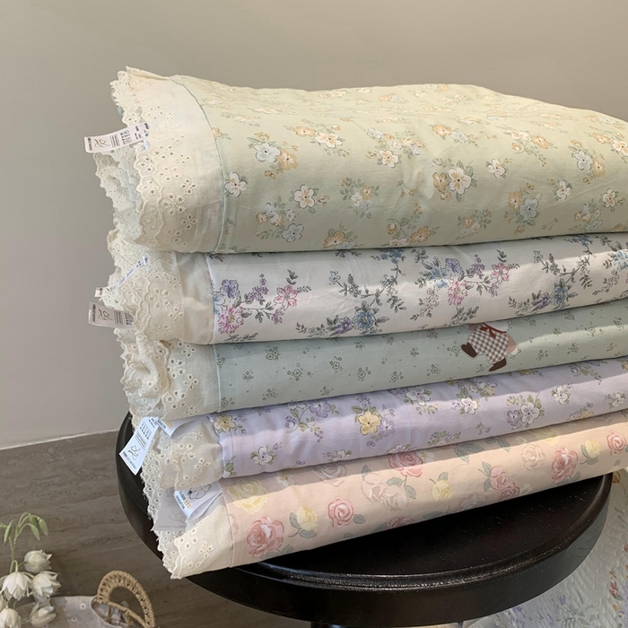 91家纺网 家纺一手货源 找家纺 （总）奈萝家纺 2025春夏新款全棉纯棉蕾丝花边款夏被夏凉被空调被