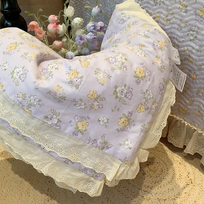 91家纺网 家纺一手货源 找家纺 奈萝家纺 2025春夏新款全棉纯棉蕾丝花边款夏被夏凉被空调被 花语紫
