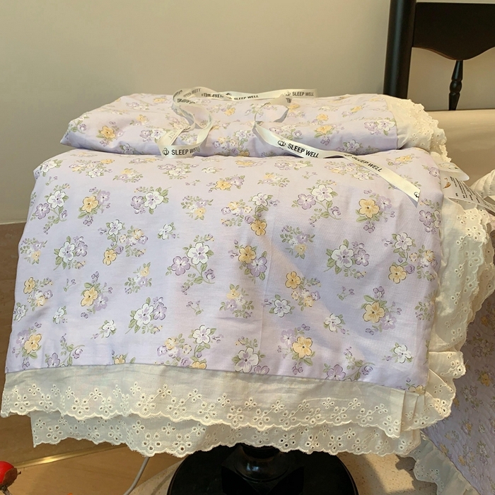 91家纺网 家纺一手货源 找家纺 （总）奈萝家纺 2025春夏新款全棉纯棉蕾丝花边款夏被夏凉被空调被