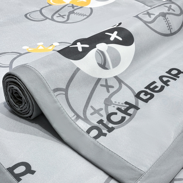 91家纺网 家纺一手货源 找家纺 （总）耐思家纺 2025春夏新款A类碳光冰丝席凉感印花三明治凉席