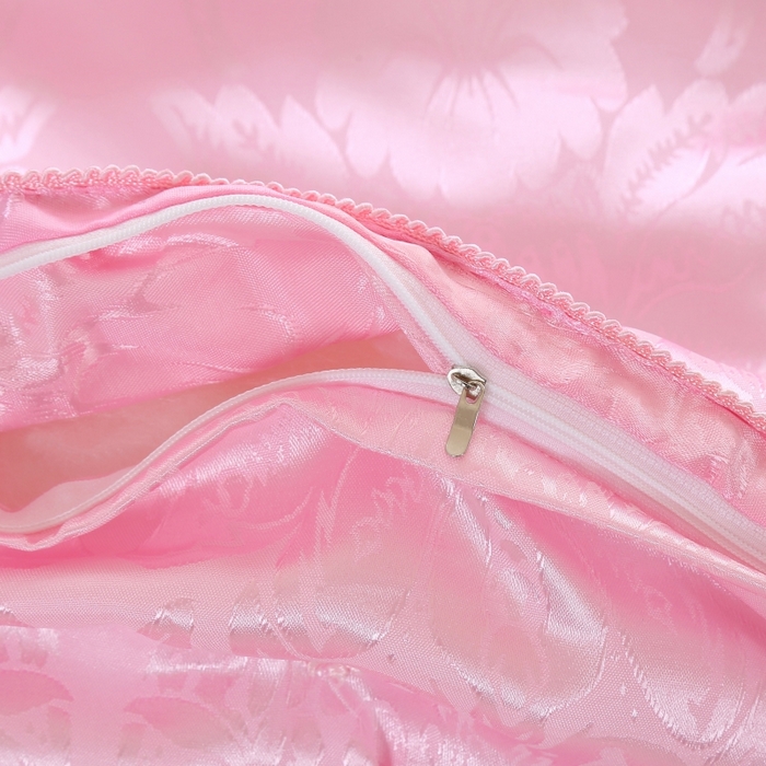 91家纺网 家纺一手货源 找家纺 妙赞家纺 2025新款亲肤舒适简约被子被芯系列 粉色