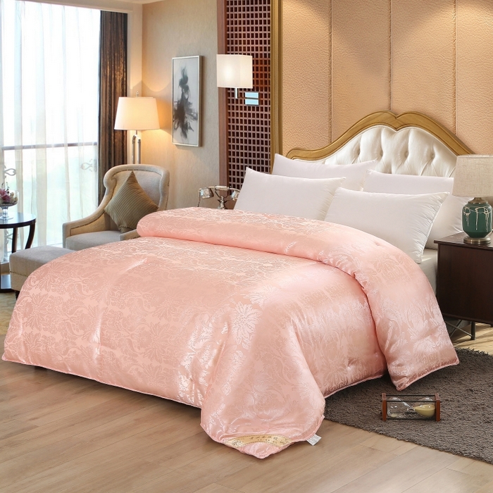 91家纺网 家纺一手货源 找家纺 妙赞家纺 2025新款亲肤舒适简约被子被芯系列 玉色