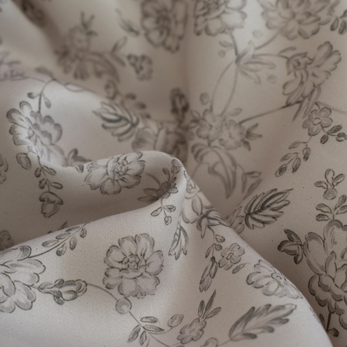 91家纺网 家纺一手货源 找家纺 （总）禾时 2025新款60S兰精天丝数码印花四件套进口莱赛尔床品四件套-花未央