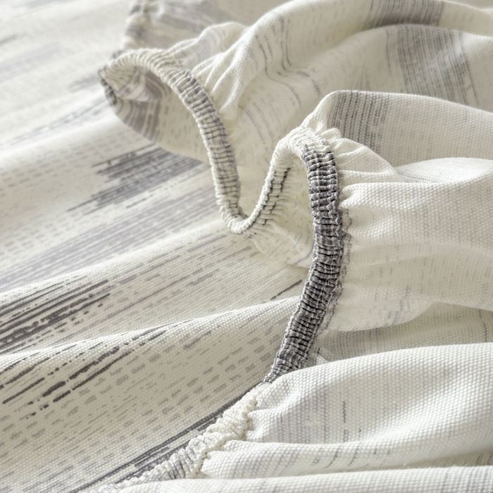 91家纺网 家纺一手货源 找家纺 如意朵 2025全棉老粗布刺绣床笠系列 小企鹅