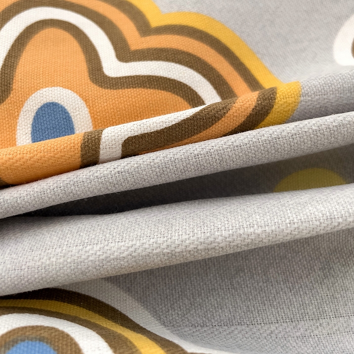 91家纺网 家纺一手货源 找家纺 宜家坊 2025新款春夏原棉鱼骨棉老粗布花边印花床单软凉席三件套 四叶草-灰