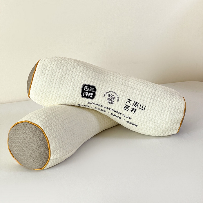 91家纺网 家纺一手货源 找家纺 卓昌枕芯 2025新款大凉山苦荞麦枕头枕芯 苦荞圆柱枕-米