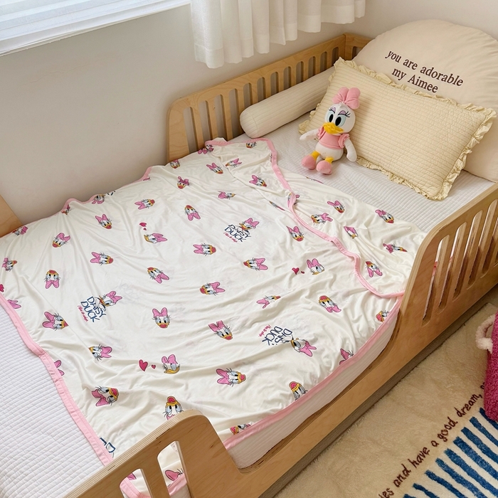 91家纺网 家纺一手货源 找家纺 （总）星期八 2025新款婴儿裸睡级冰丝毯迪斯尼凉感毯