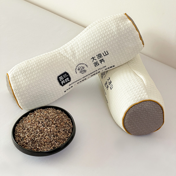 91家纺网 家纺一手货源 找家纺 卓昌枕芯 2025新款大凉山苦荞麦枕头枕芯 苦荞圆柱枕-米