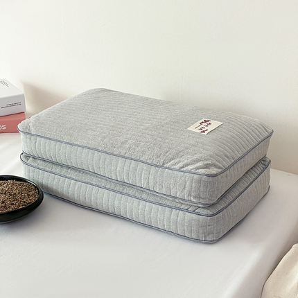 91家纺网 家纺一手货源 找家纺 （总）卓昌枕芯 2025新款韩式磨毛水洗棉面包荞麦枕头枕芯