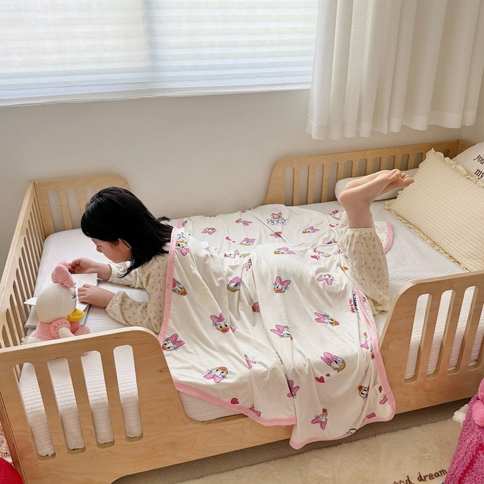 91家纺网 家纺一手货源 找家纺 （总）星期八 2025新款婴儿裸睡级冰丝毯迪斯尼凉感毯