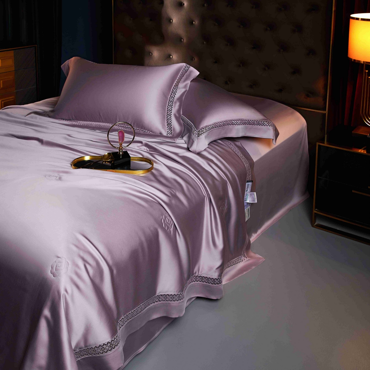 91家纺网 家纺一手货源 找家纺 米多多 2025新款天丝蚕丝夏被【含30%蚕丝】 芋泥紫