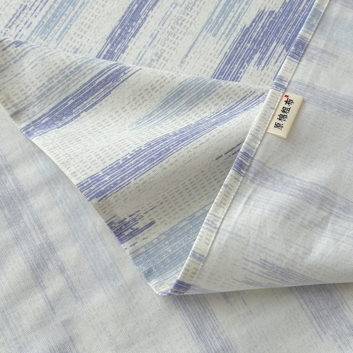 91家纺网 家纺一手货源 找家纺 如意朵 2025全棉老粗布刺绣床单系列 洽洽狗