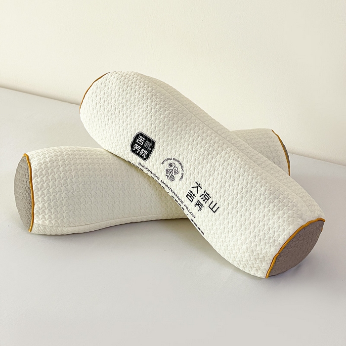 91家纺网 家纺一手货源 找家纺 卓昌枕芯 2025新款大凉山苦荞麦枕头枕芯 苦荞圆柱枕-米