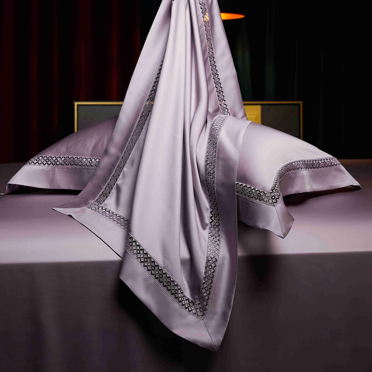 91家纺网 家纺一手货源 找家纺 米多多 2025新款天丝蚕丝夏被【含30%蚕丝】 芋泥紫