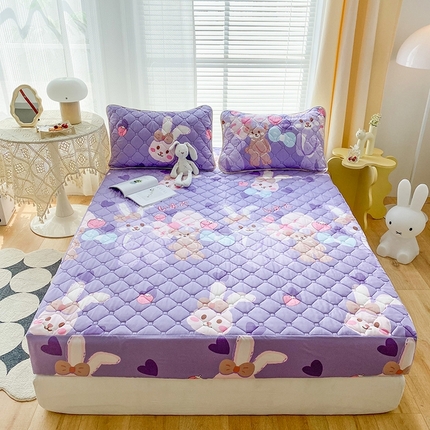 91家纺网 家纺一手货源 找家纺 （总）花言狐语 2025新款A类防水床笠隔尿透气席梦思保护套可定制水洗