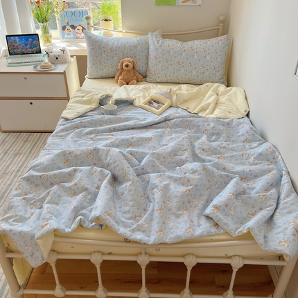 91家纺网 家纺一手货源 找家纺 （总）桃喜 2025春夏新款全棉夏被