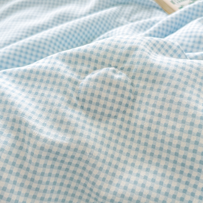 91家纺网 家纺一手货源 找家纺 慕尚家纺 2025刺绣款乳胶凉席水洗棉夏被三件套四件套 安妮兔