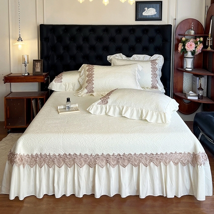 91家纺网 家纺一手货源 找家纺 （总）乐朵家居 2025新款 唐顿庄园 （可配同色系空调被）PE凉席三件套（复合） 控价238