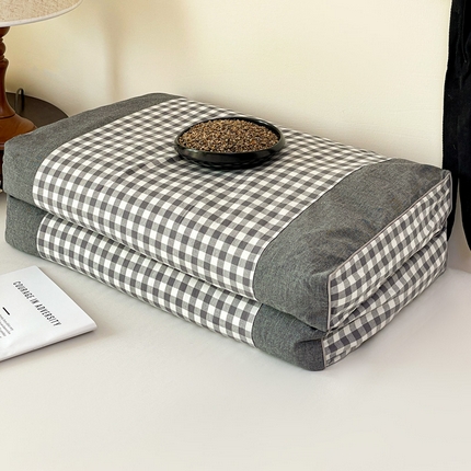 91家纺网 家纺一手货源 找家纺 （总）卓昌枕芯 2025新款全棉水洗棉色织荞麦枕头枕芯