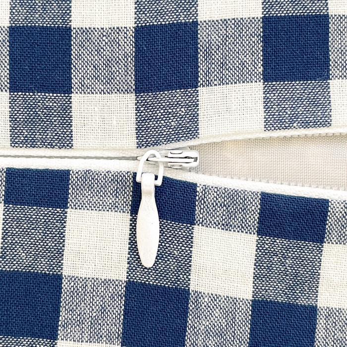 91家纺网 家纺一手货源 找家纺 卓昌枕芯 2025新款全棉水洗棉色织荞麦枕头枕芯 水洗棉荞麦枕-蓝格子