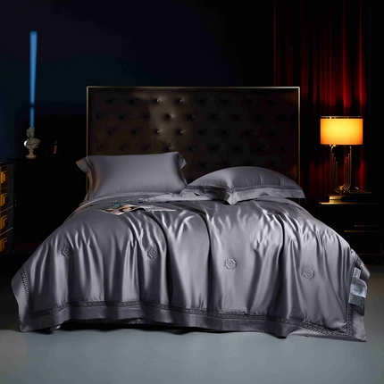 米多多 2025新款天丝蚕丝夏被【含30%蚕丝】 绅士灰