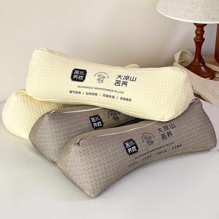 91家纺网 家纺一手货源 找家纺 卓昌枕芯 2025新款大凉山苦荞麦枕头枕芯 苦荞三角枕-米