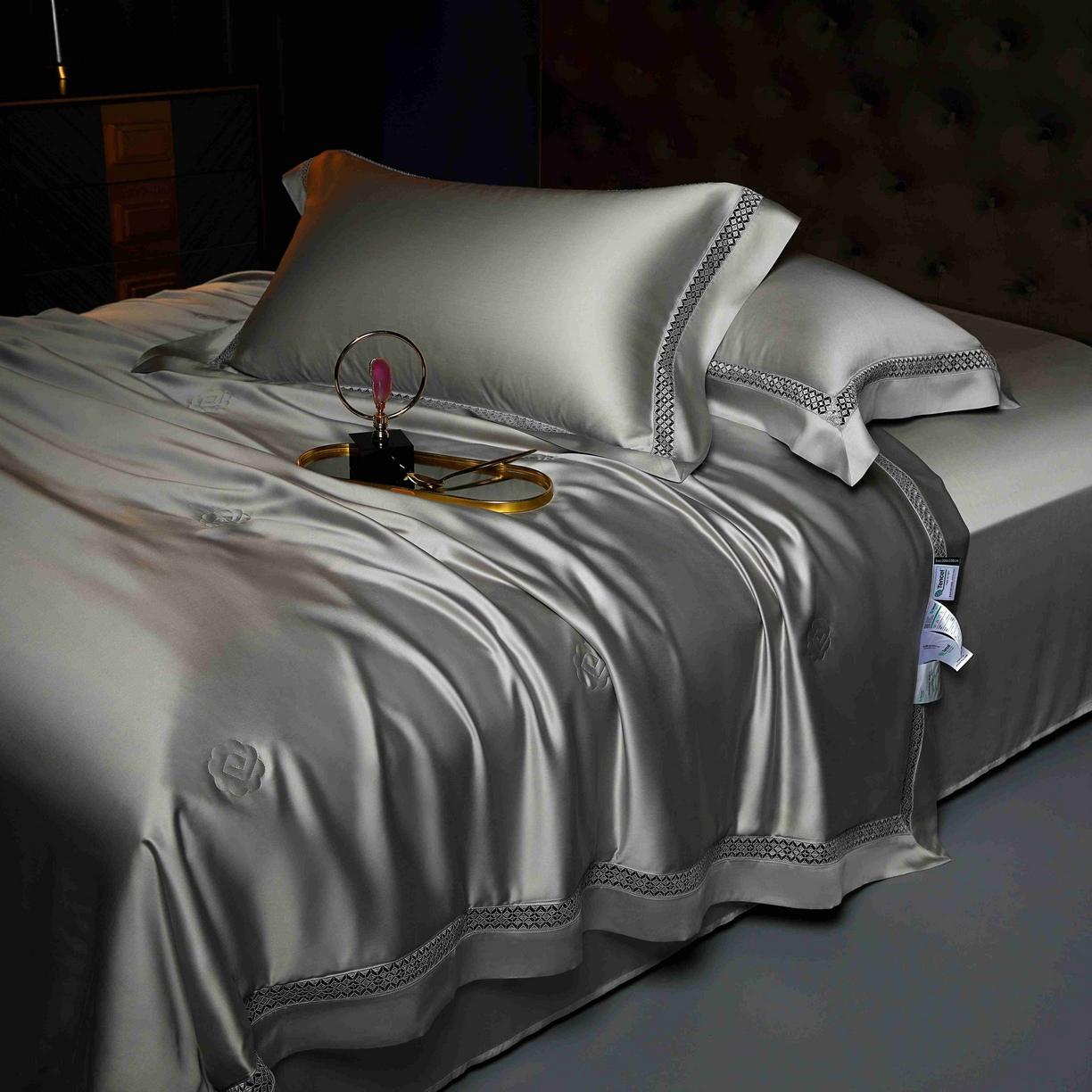 91家纺网 家纺一手货源 找家纺 米多多 2025新款天丝蚕丝夏被【含30%蚕丝】 气质灰