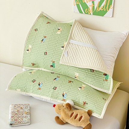 91家纺网 家纺一手货源 找家纺 （总）雅萱家纺 2025新款全棉双层纱夹棉枕巾