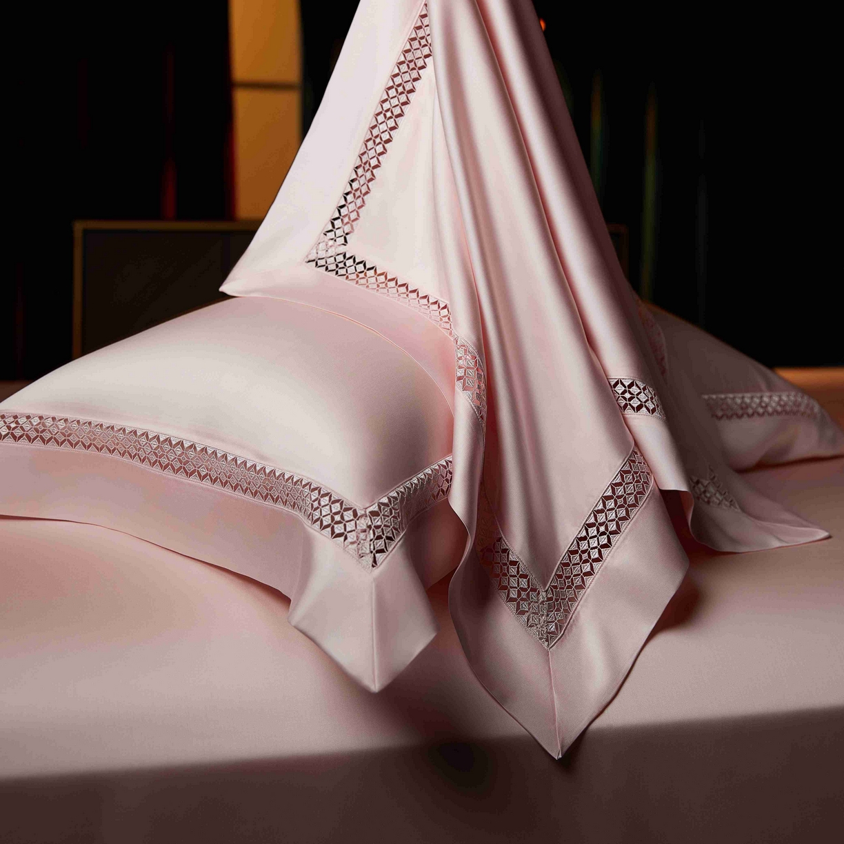 91家纺网 家纺一手货源 找家纺 米多多 2025新款天丝蚕丝夏被【含30%蚕丝】 樱花粉