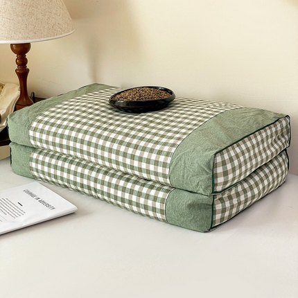 91家纺网 家纺一手货源 找家纺 （总）卓昌枕芯 2025新款全棉水洗棉色织荞麦枕头枕芯