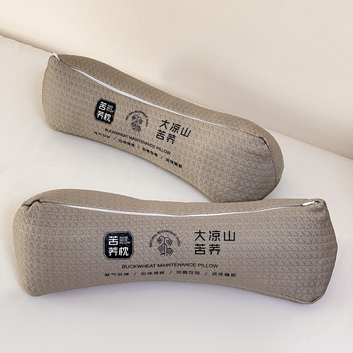 91家纺网 家纺一手货源 找家纺 卓昌枕芯 2025新款大凉山苦荞麦枕头枕芯 苦荞三角枕-咖
