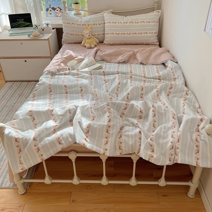 91家纺网 家纺一手货源 找家纺 （总）桃喜 2025春夏新款全棉夏被
