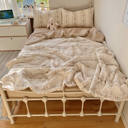 桃喜 2025春夏新款全棉夏被 夏被-秋日玫瑰