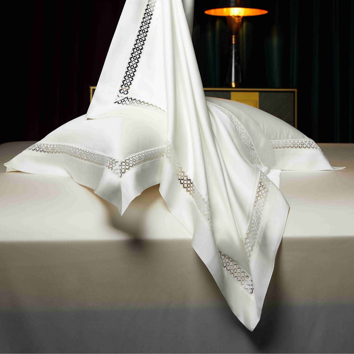 91家纺网 家纺一手货源 找家纺 米多多 2025新款天丝蚕丝夏被【含30%蚕丝】 珍珠白