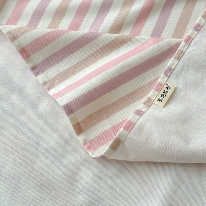 91家纺网 家纺一手货源 找家纺 如意朵 2025全棉老粗布刺绣床单系列 小卡皮