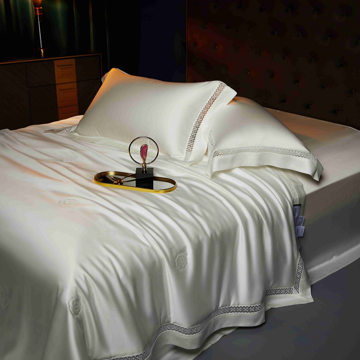 91家纺网 家纺一手货源 找家纺 米多多 2025新款天丝蚕丝夏被【含30%蚕丝】 珍珠白