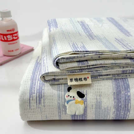 91家纺网 家纺一手货源 找家纺 （总）如意朵 2025全棉老粗布刺绣床单系列