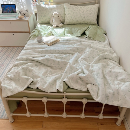 桃喜 2025春夏新款全棉夏被 夏被-春风里绿